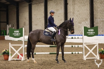 Annabel Shields claims the top Hickstead pass in the SEIB Winter Novice Championship qualifier at Morris Equestrian Centre